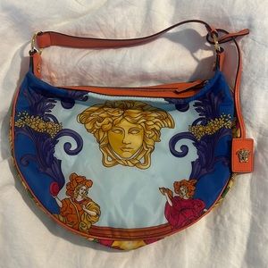 Versace Barocco Renaissance convertible hobo bag